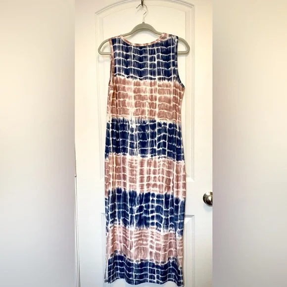 NWOT Tie Dye Split Hem Tank Dress - Picture 6 of 10